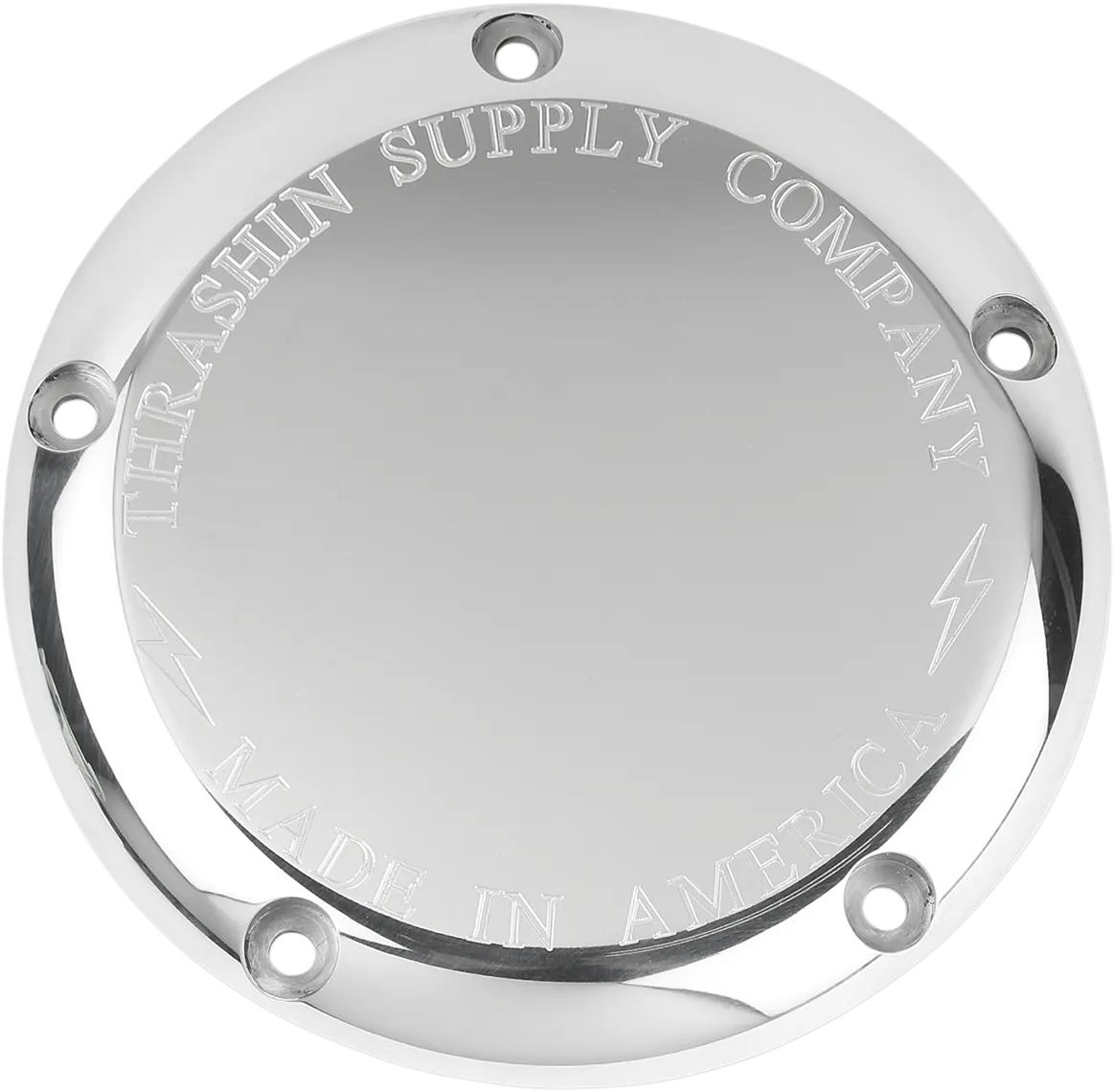 1107-0586 - THRASHIN SUPPLY CO. Derby Cover - Polished - Classic TSC-3010-2