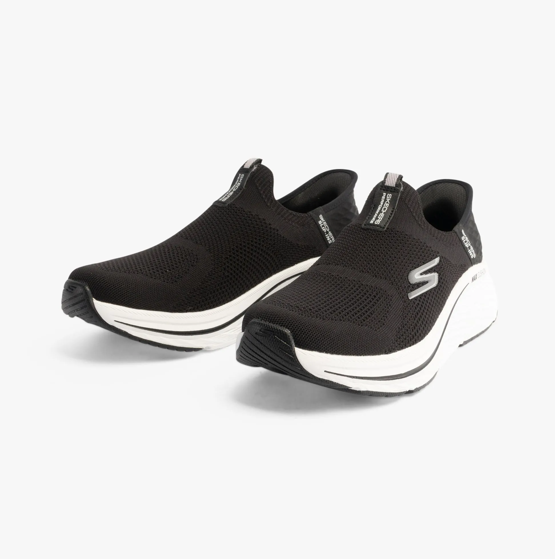 129611/BKW MAX CUSHIONING ELITE 2.0 - Womens Trainers Black/White