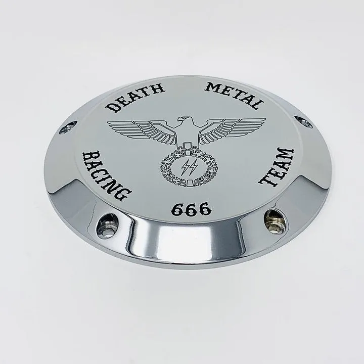 2019-UP Softail Derby Covers 6 different Designs, Black or Chrome 3 or 5 Hole
