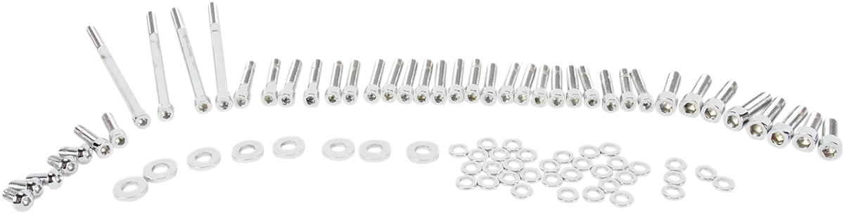 2401-0297 - GARDNER-WESTCOTT Side Cover Bolt Set - Polished P-10-14-01