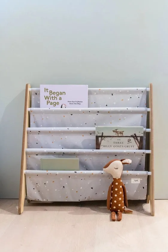 3 Sprouts Boekenkast Terrazzo Colors Light Grey