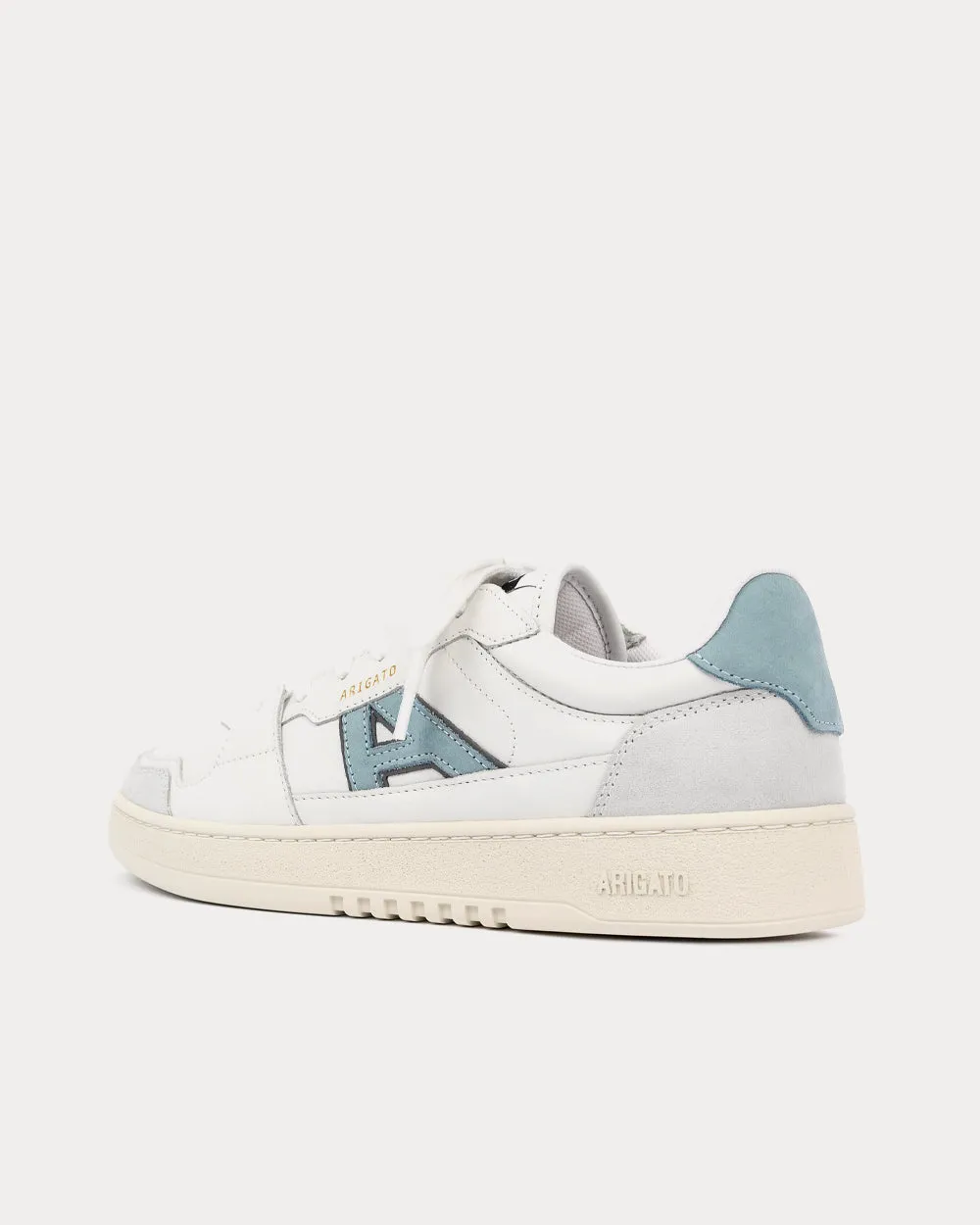 A-Dice Lo White / Dusty Blue Low Top Sneakers
