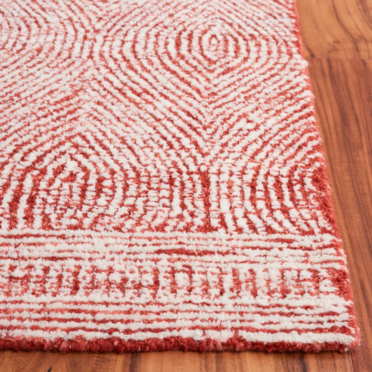 Abstract Hand Tufted Wool Rug from India – Stylish and Durable Home Decor for Any Space