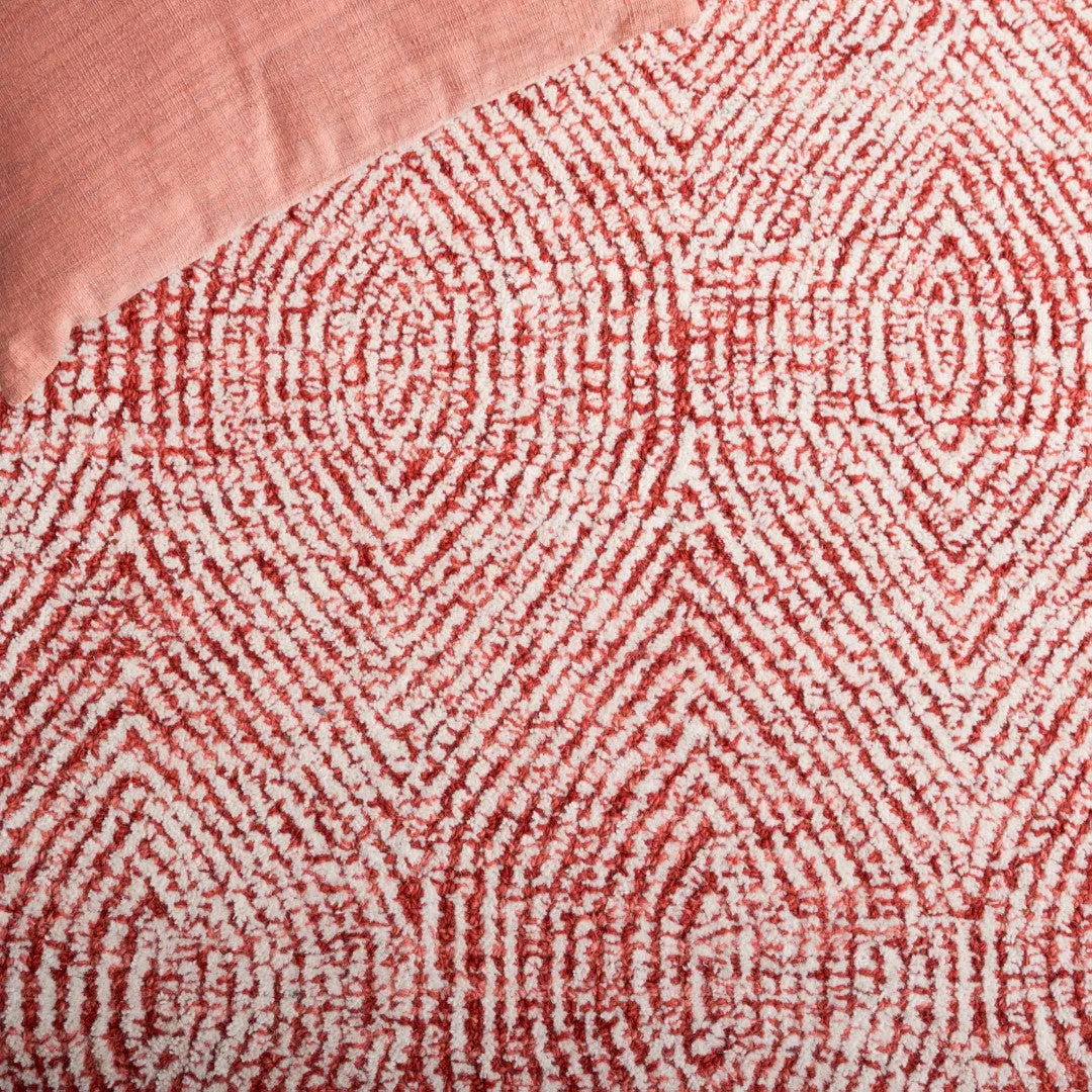 Abstract Hand Tufted Wool Rug from India – Stylish and Durable Home Decor for Any Space