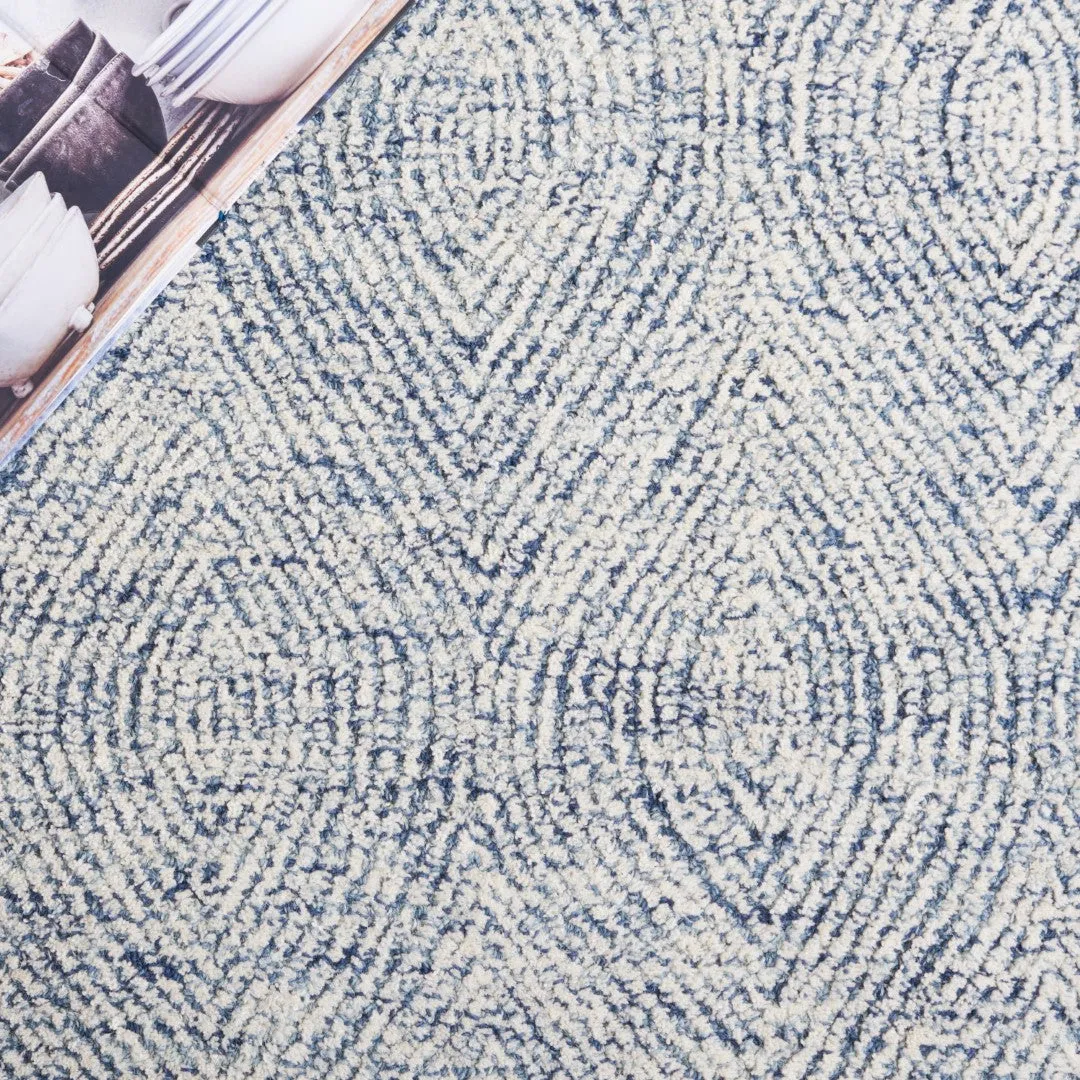Abstract Hand Tufted Wool Rug from India – Stylish and Durable Home Decor for Any Space
