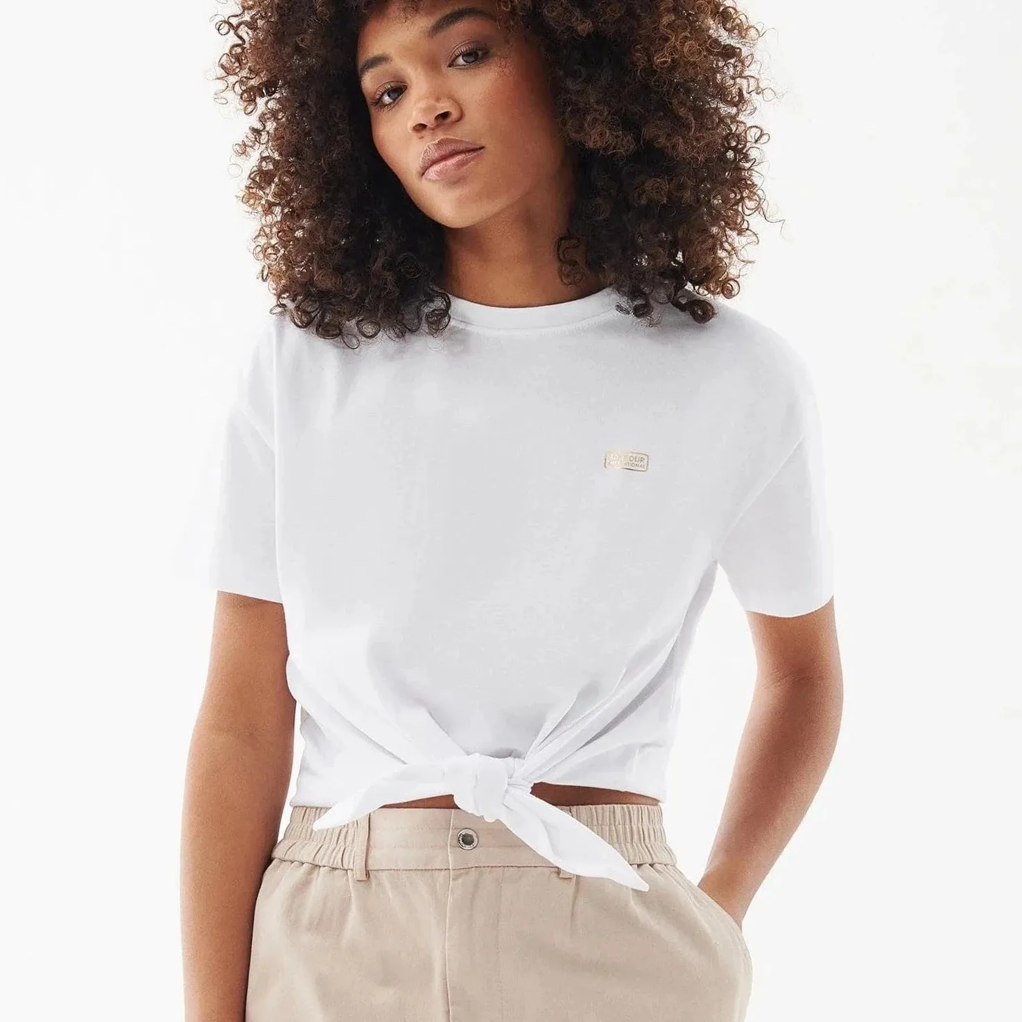 Barbour International Soules T-Shirt in White