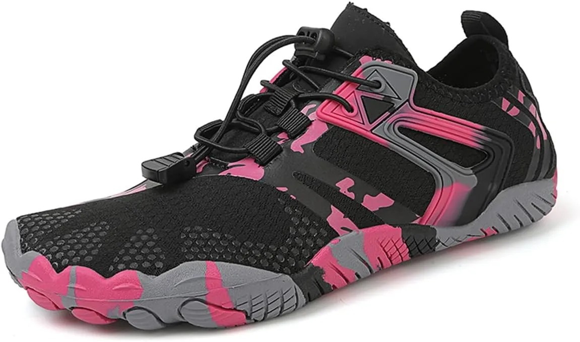 Barefoot Water Shoes for Women Men, Barefoot Shoes with Wide Toe Box, Non-Slip & Quick Dry Breathable Beach Pool Aqua Swim Surf Hiking Walking Shoes