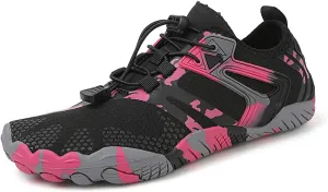 Barefoot Water Shoes for Women Men, Barefoot Shoes with Wide Toe Box, Non-Slip & Quick Dry Breathable Beach Pool Aqua Swim Surf Hiking Walking Shoes