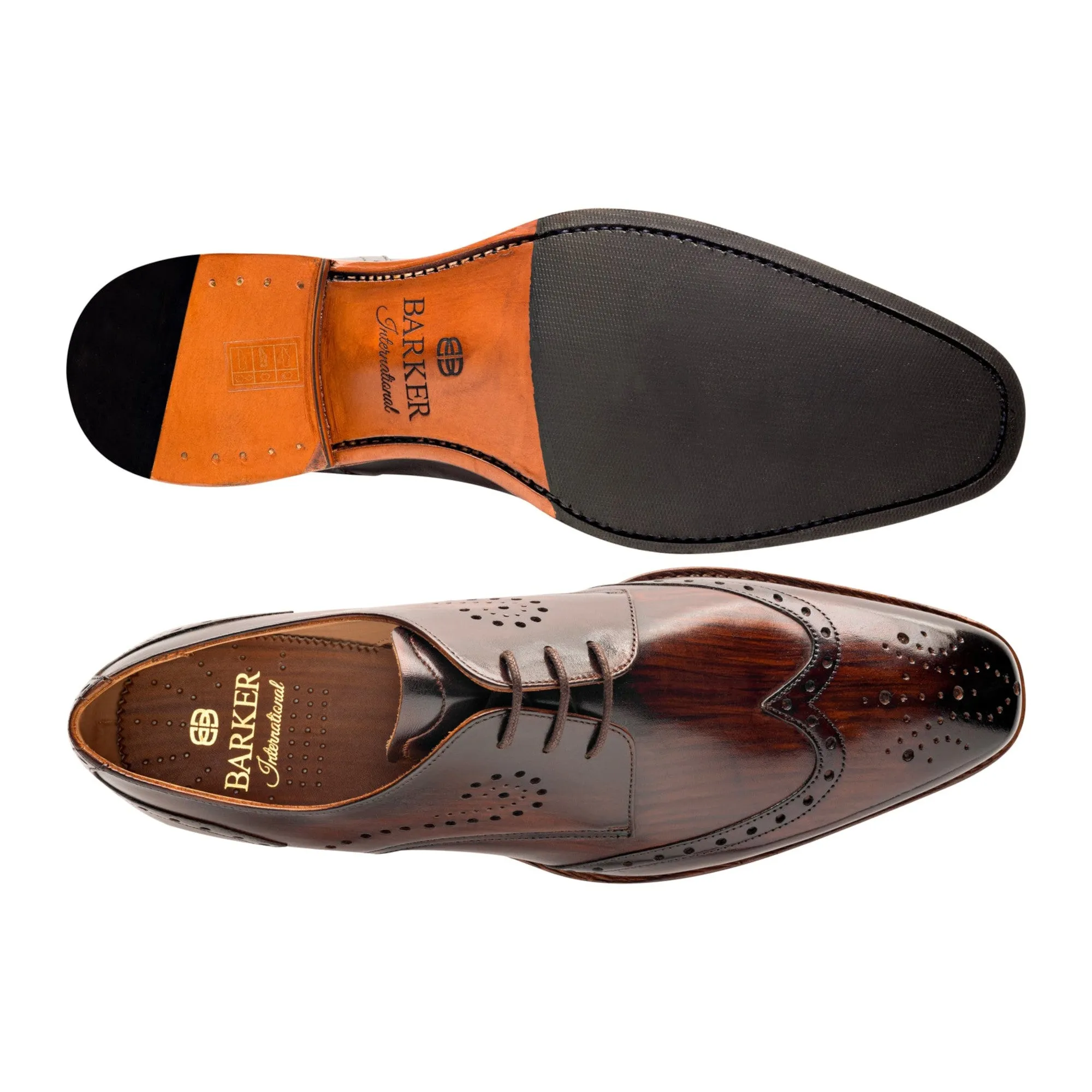 Barker George Brown Patina Shoe