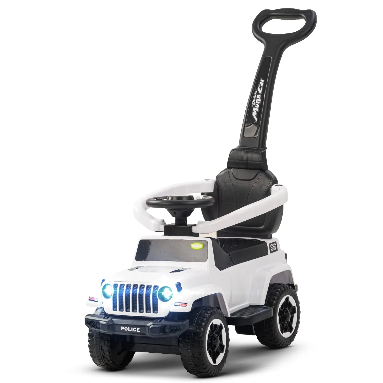 Baybee Raven Push Ride on Car for Kids Ride on Push Cars with Music Light Safety Bar & Push Handle