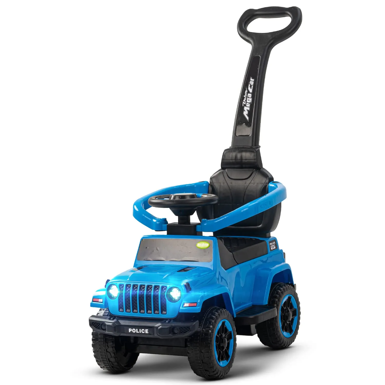 Baybee Raven Push Ride on Car for Kids Ride on Push Cars with Music Light Safety Bar & Push Handle