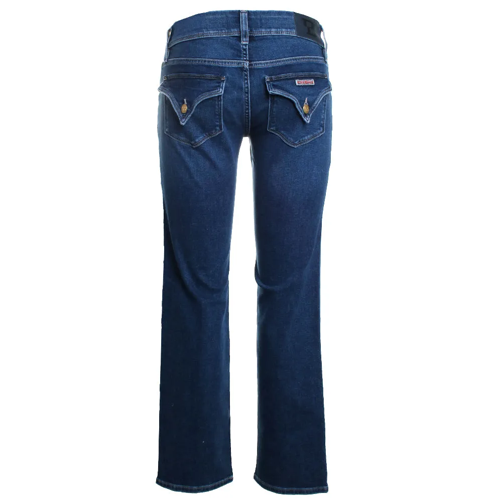 Beth Mid Rise Straight Ankle Jeans