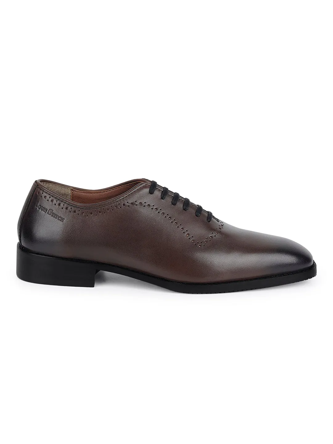 Brunette Brown Derby Style Comfortable Laceups for Men