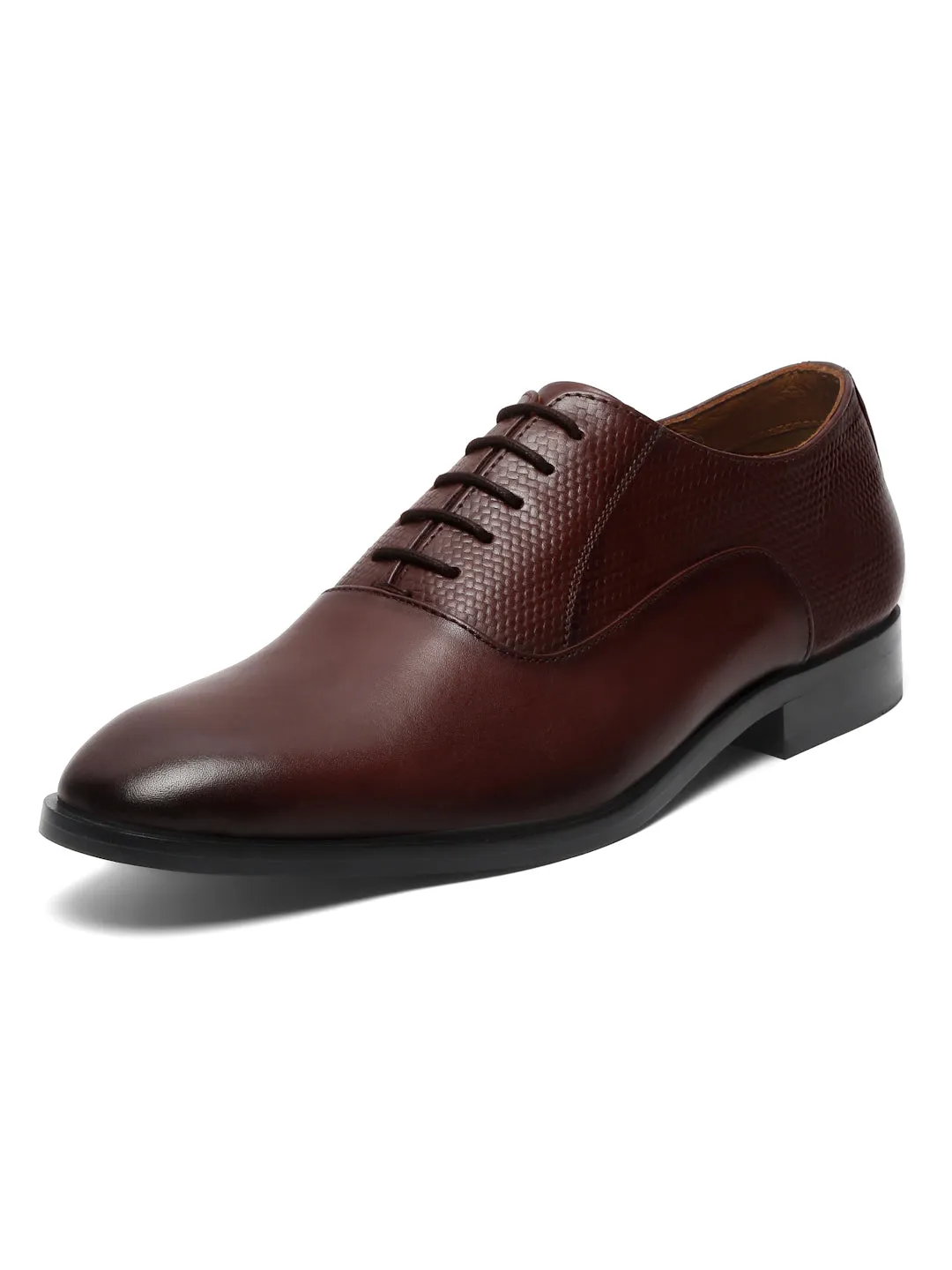 Brunette Brown Handmade Premium Italian Leather Derby Shoes