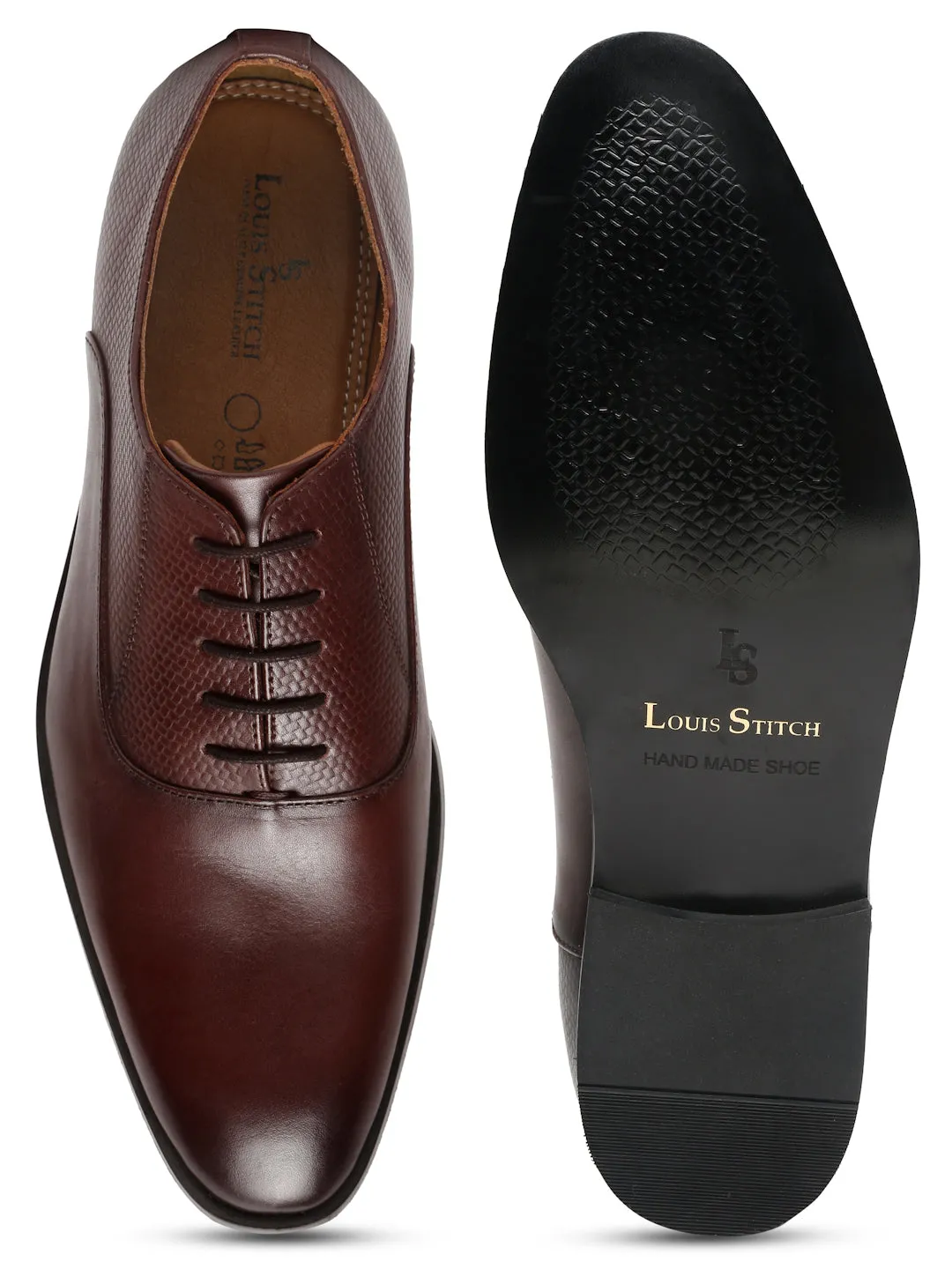 Brunette Brown Handmade Premium Italian Leather Derby Shoes