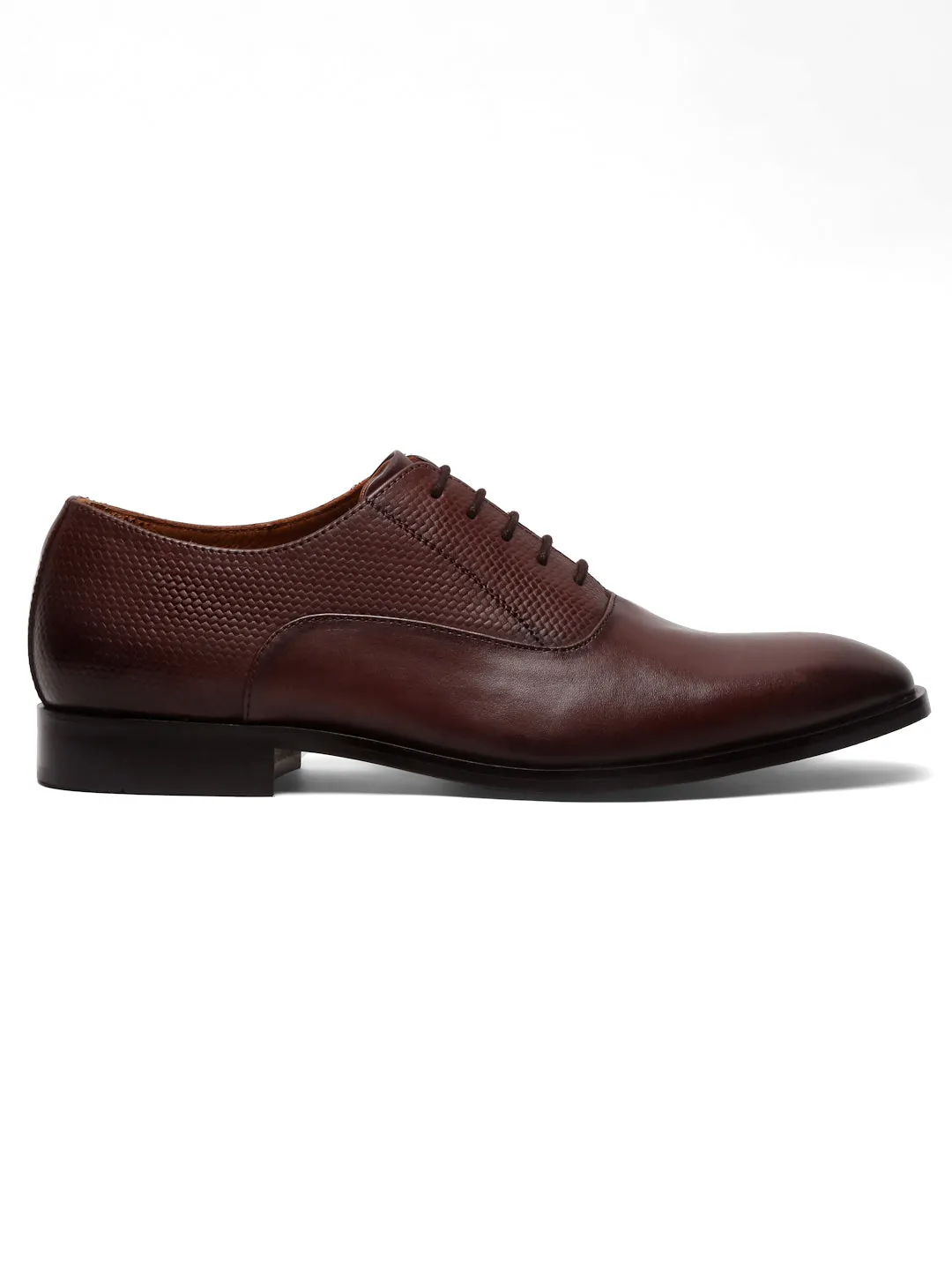 Brunette Brown Handmade Premium Italian Leather Derby Shoes
