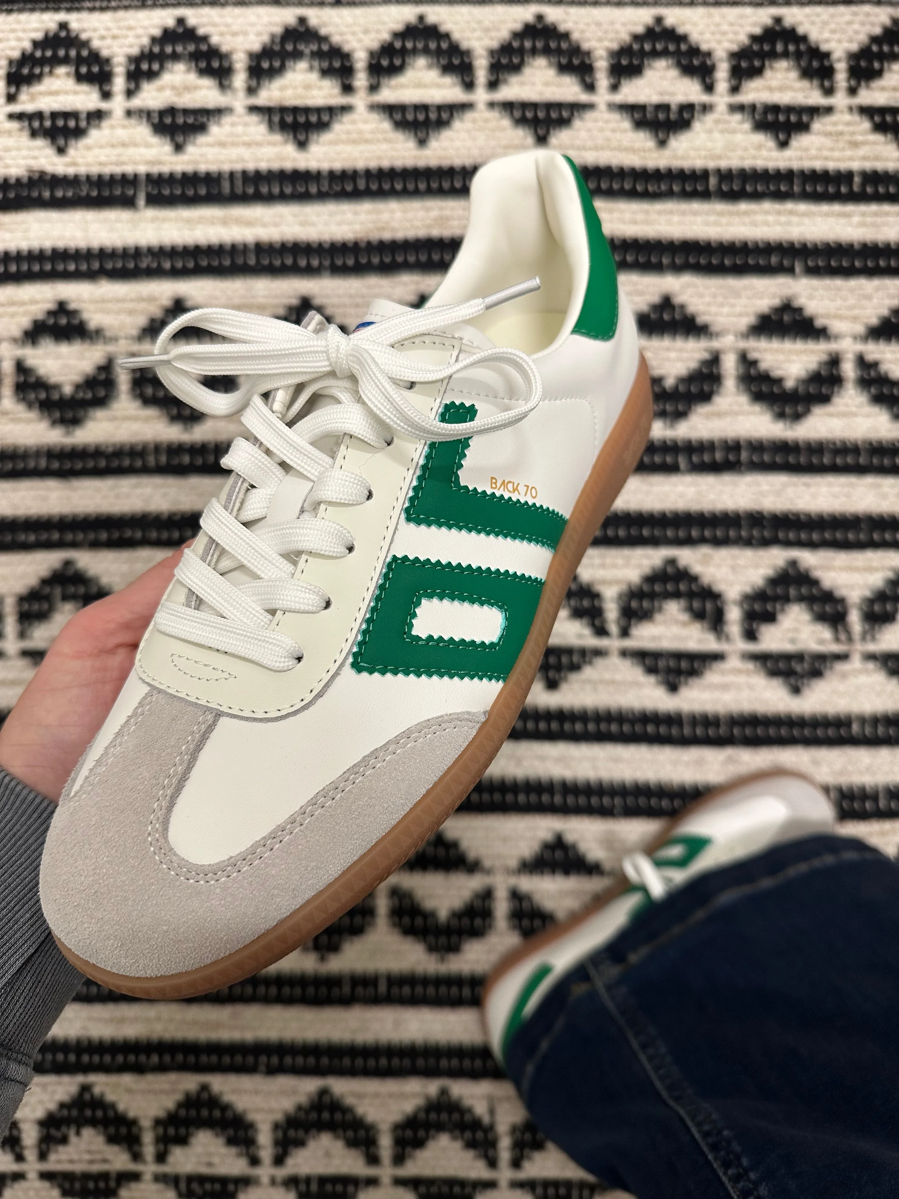 CLOUD White/Green Sneaker