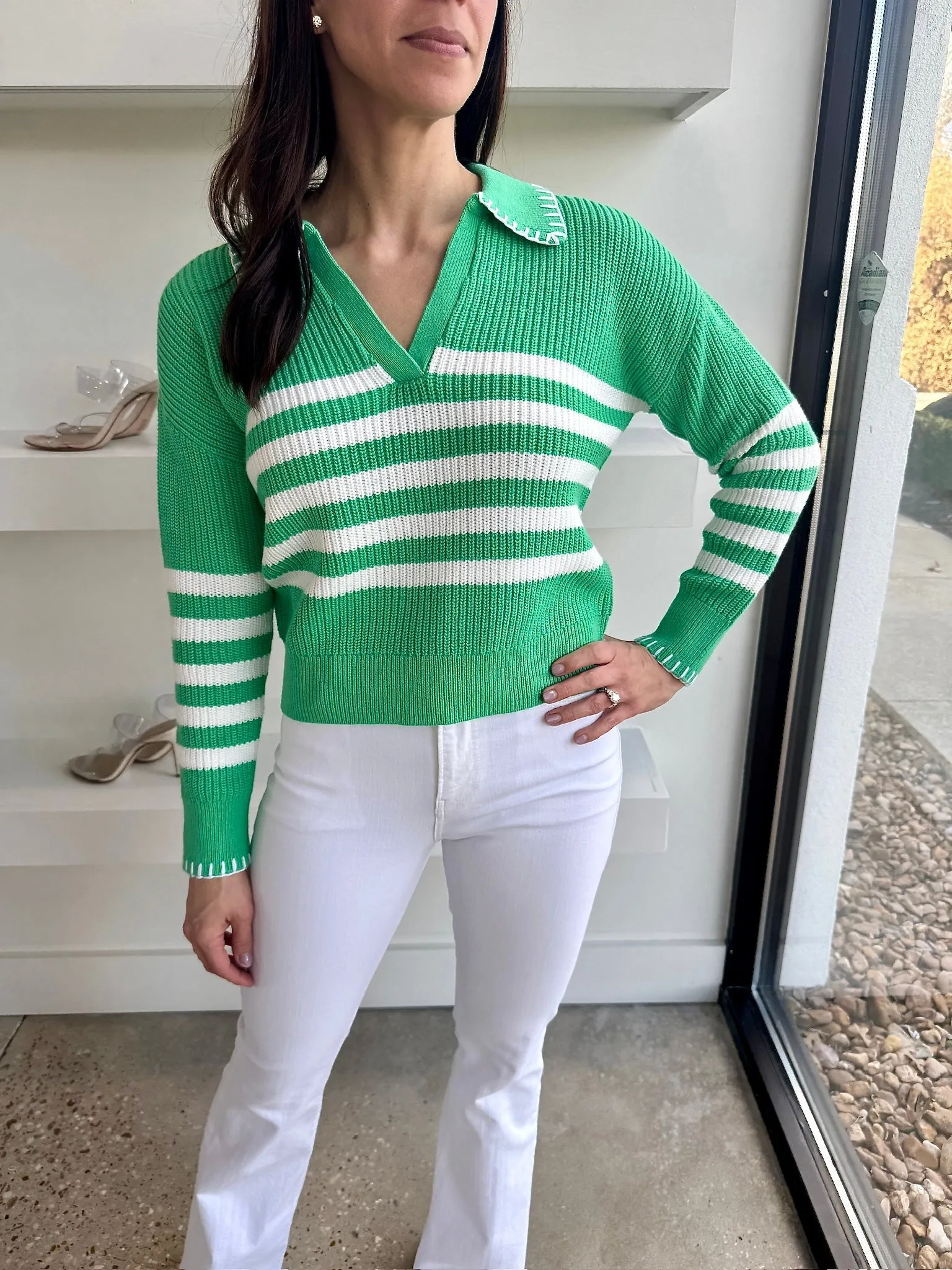 Clover Whipstitch Polo