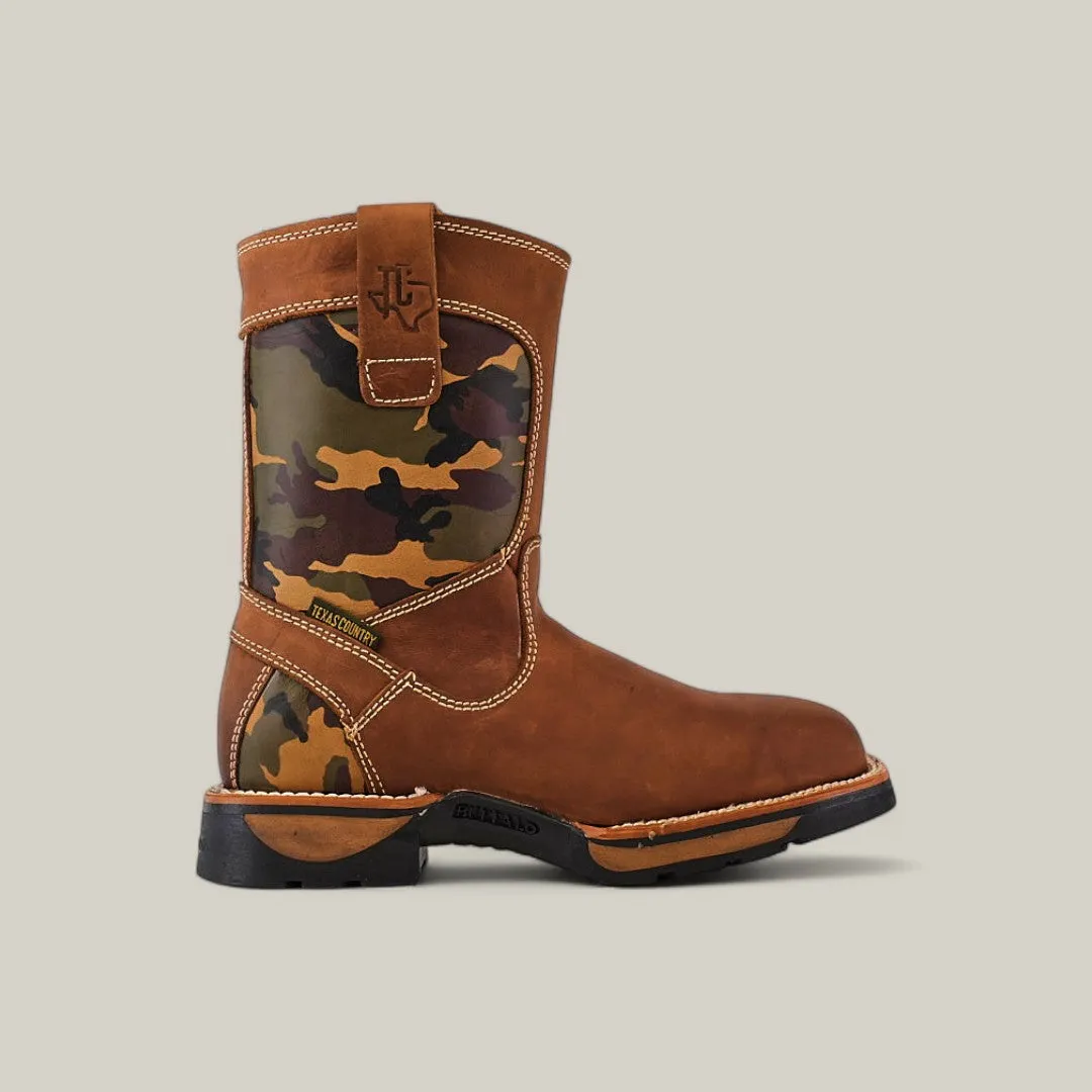 Crazy Brown Military Soft Toe - E6017