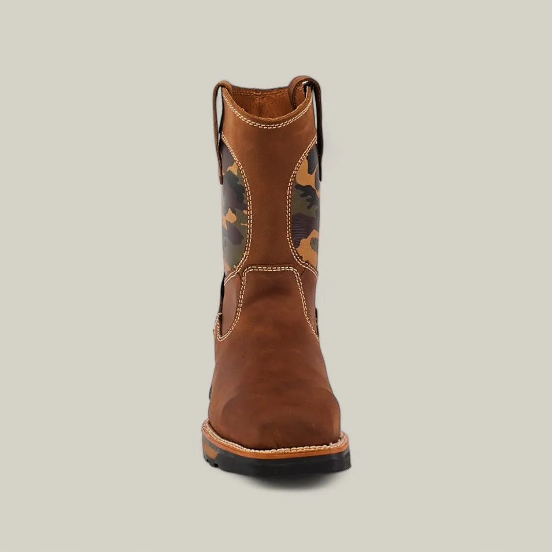 Crazy Brown Military Soft Toe - E6017