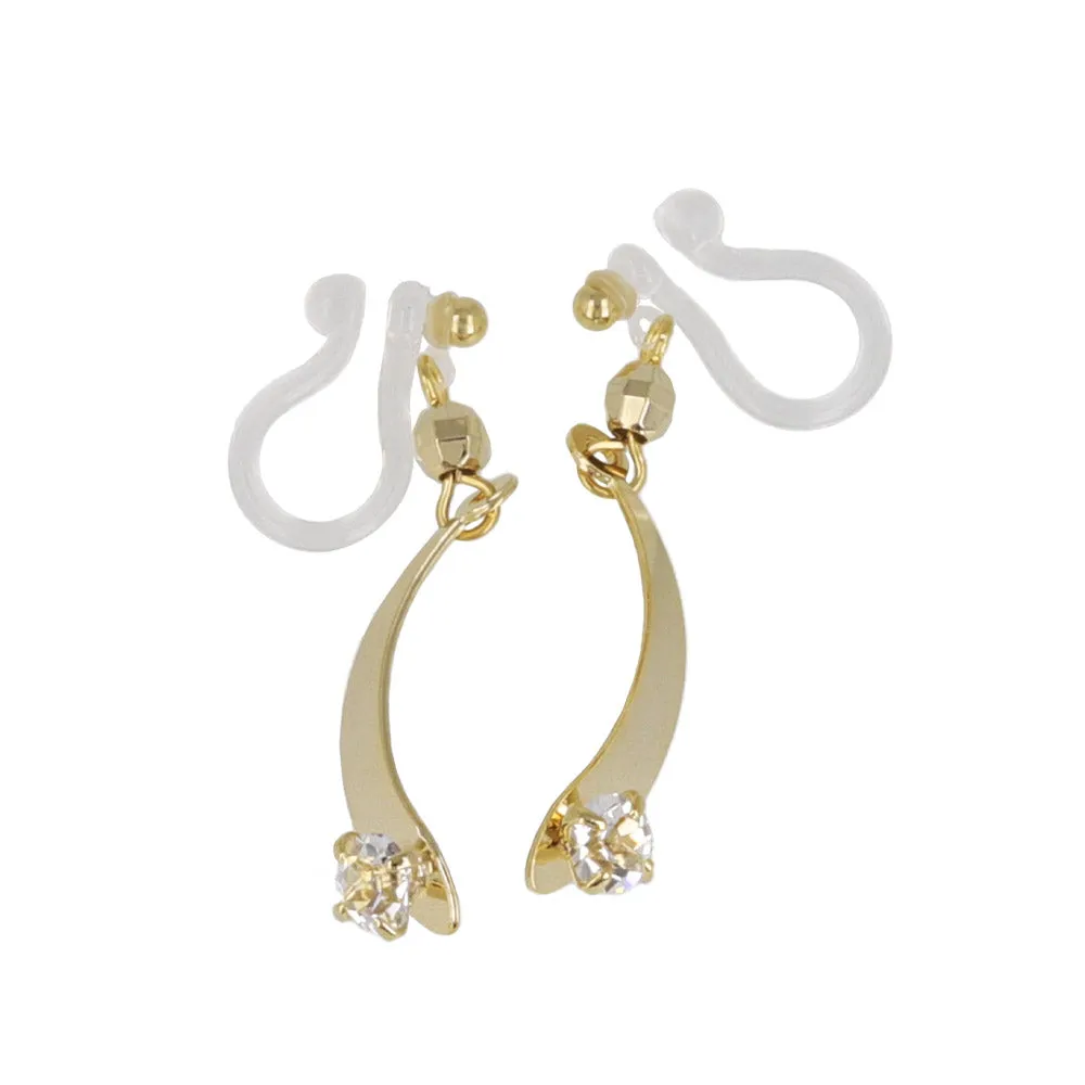 Curved Stone Stick Invisible Clip Ons