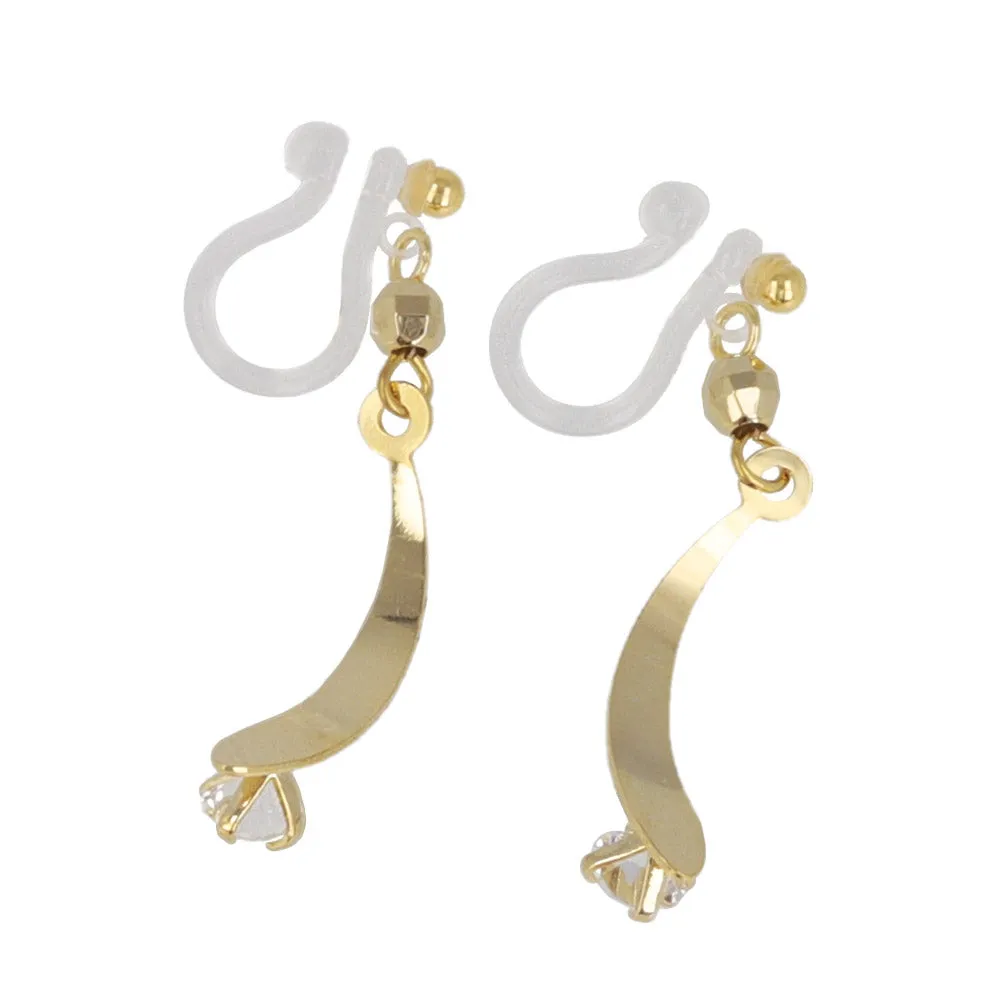 Curved Stone Stick Invisible Clip Ons