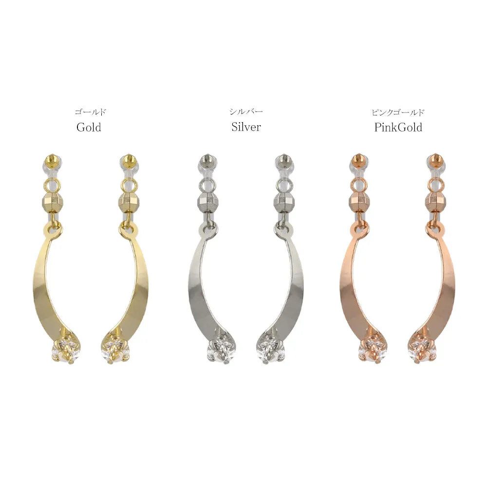 Curved Stone Stick Invisible Clip Ons