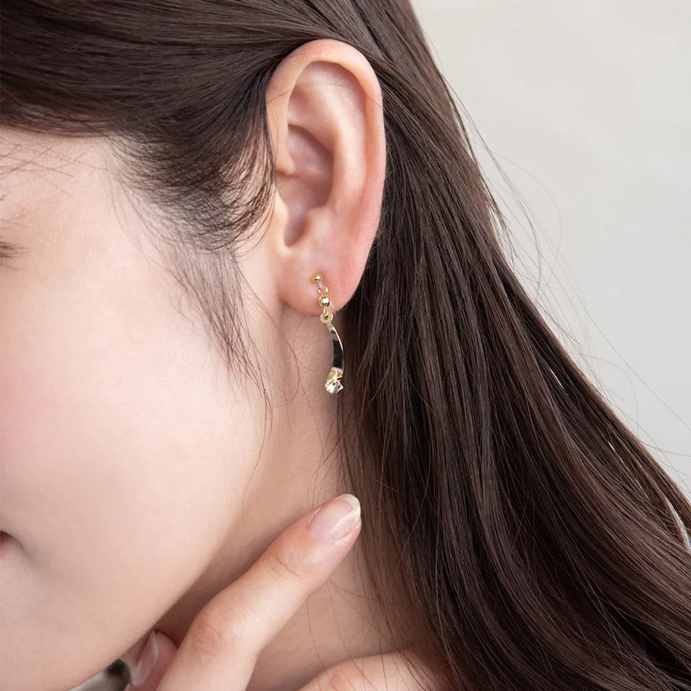 Curved Stone Stick Invisible Clip Ons
