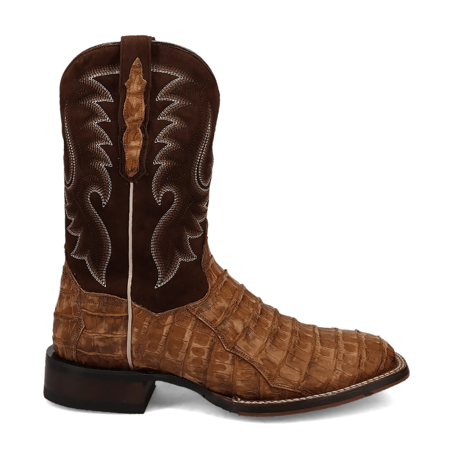 Dan Post Men's Leon Brass Caiman Cowboy Boot