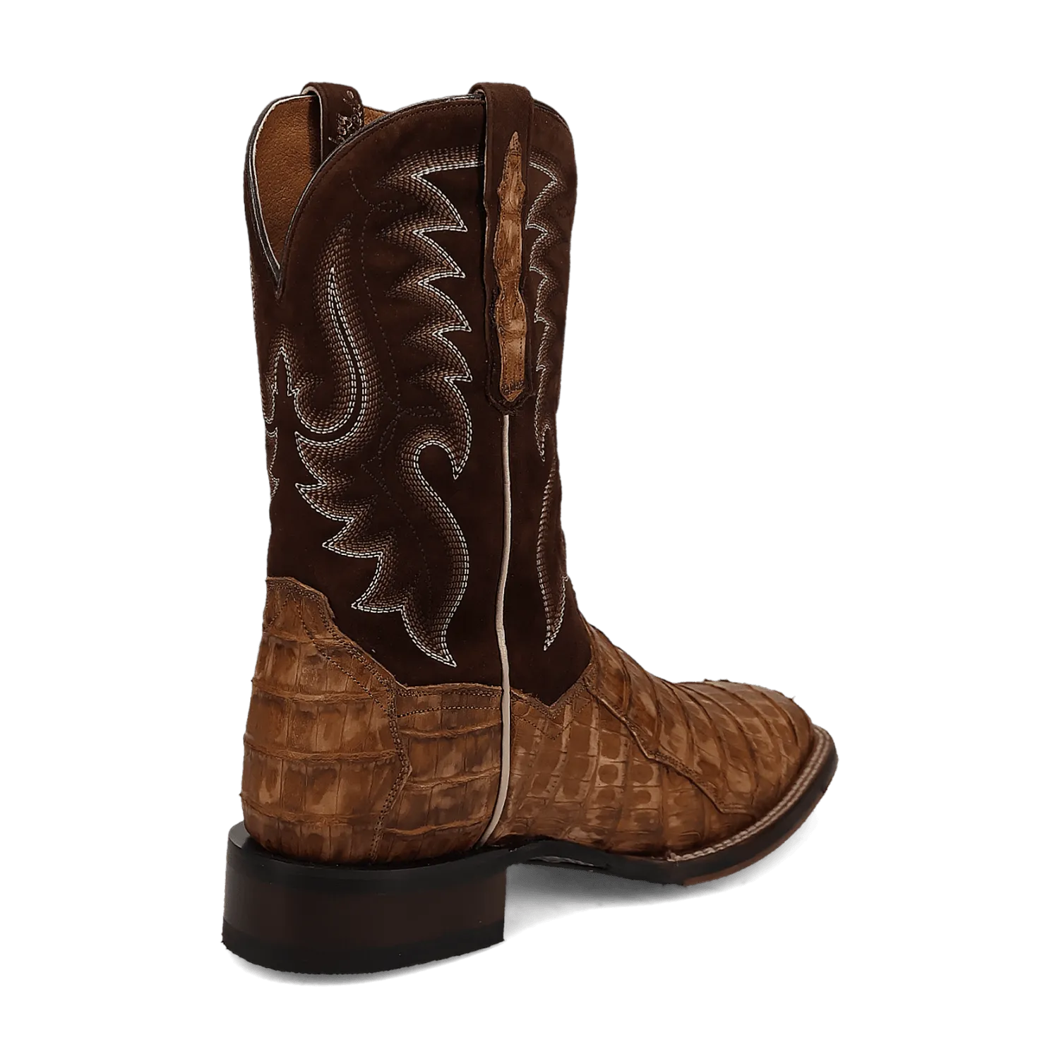 Dan Post Men's Leon Brass Caiman Cowboy Boot