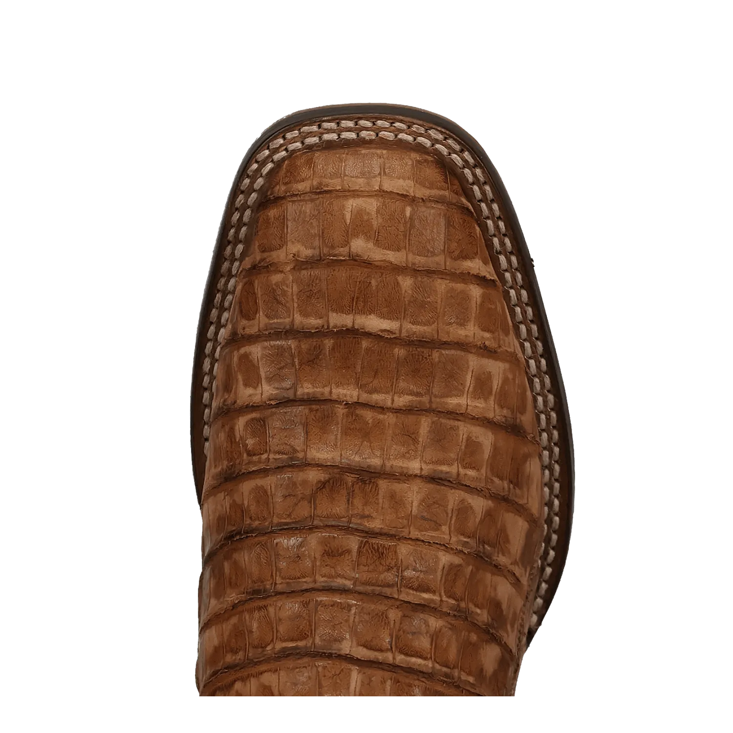 Dan Post Men's Leon Brass Caiman Cowboy Boot