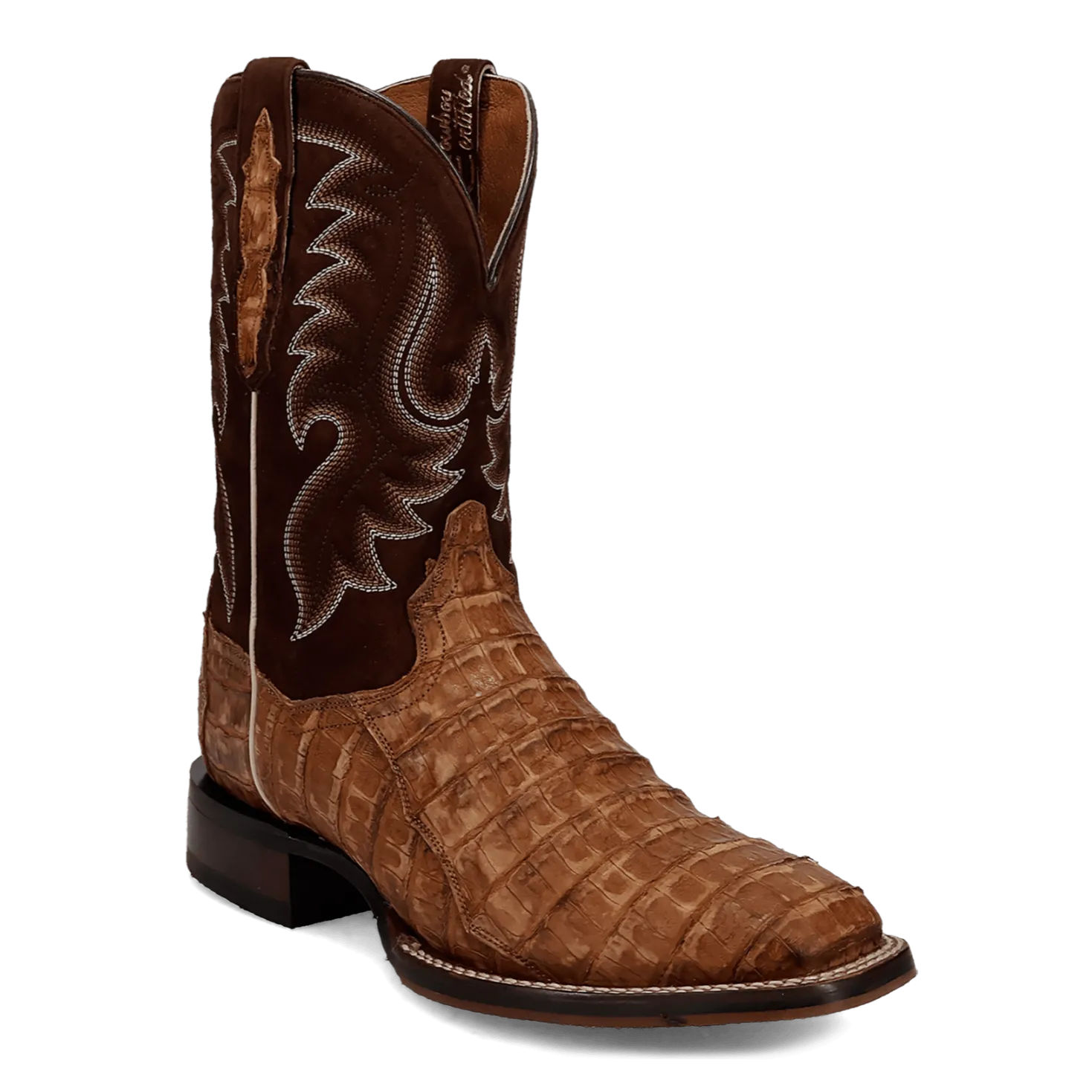 Dan Post Men's Leon Brass Caiman Cowboy Boot