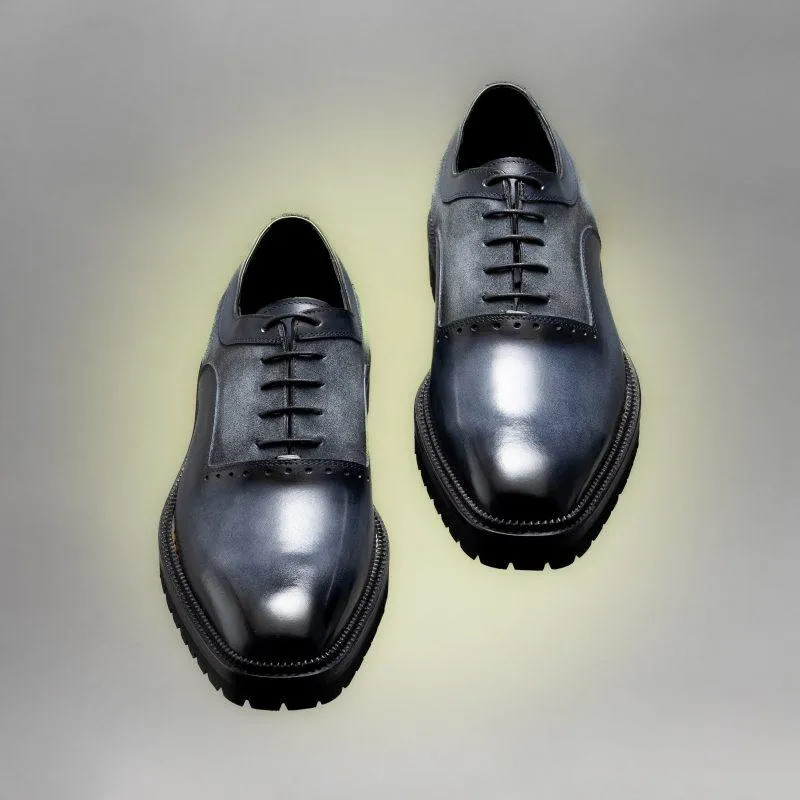 Derby Shoe with Rubber Commando Sole