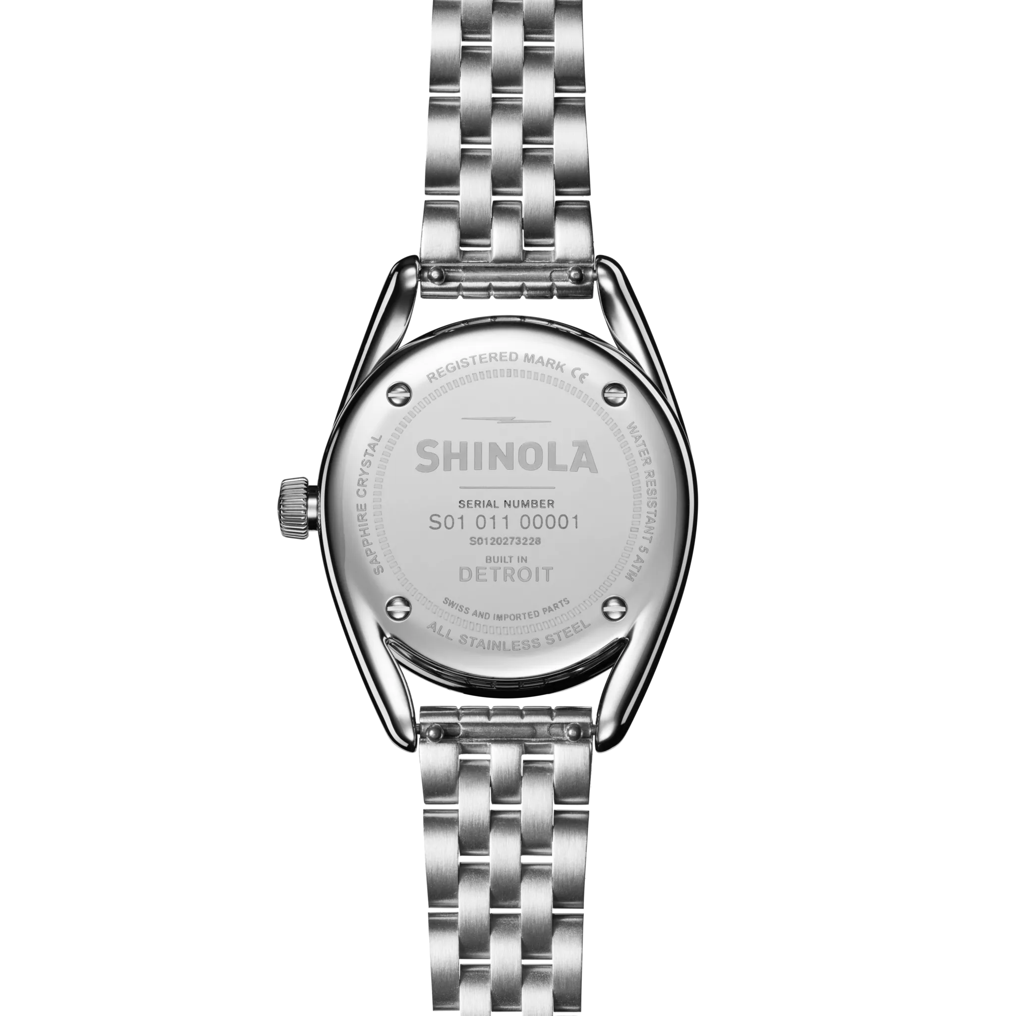 Diamond Derby Watch - Black Mother of Pearl