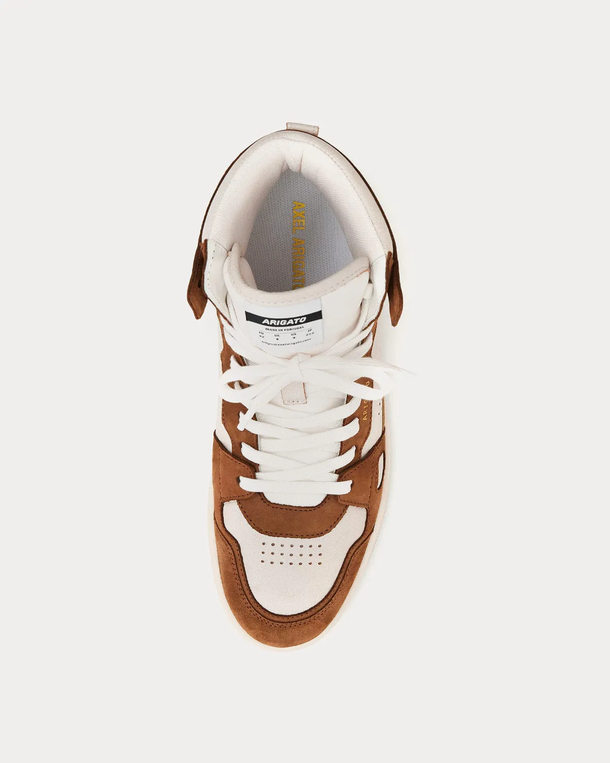 Dice Hi Beige / Brown High Top Sneakers