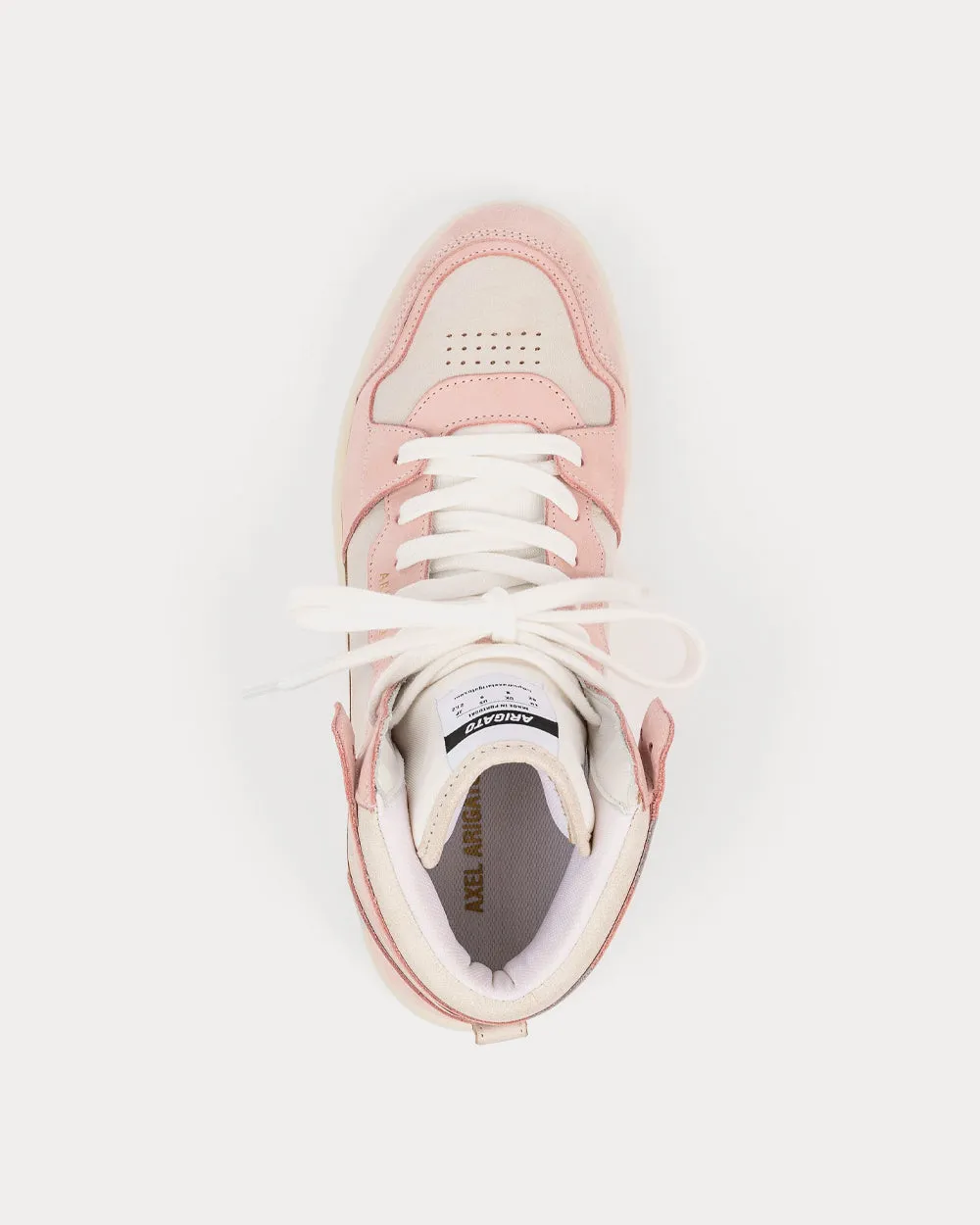 Dice Hi Pale Pink High Top Sneakers