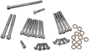 DRAG SPECIALTIES Side Cover Set Polished 91-03 XL Bolt Set