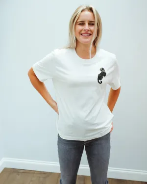 EA Wanthera beads tee in white