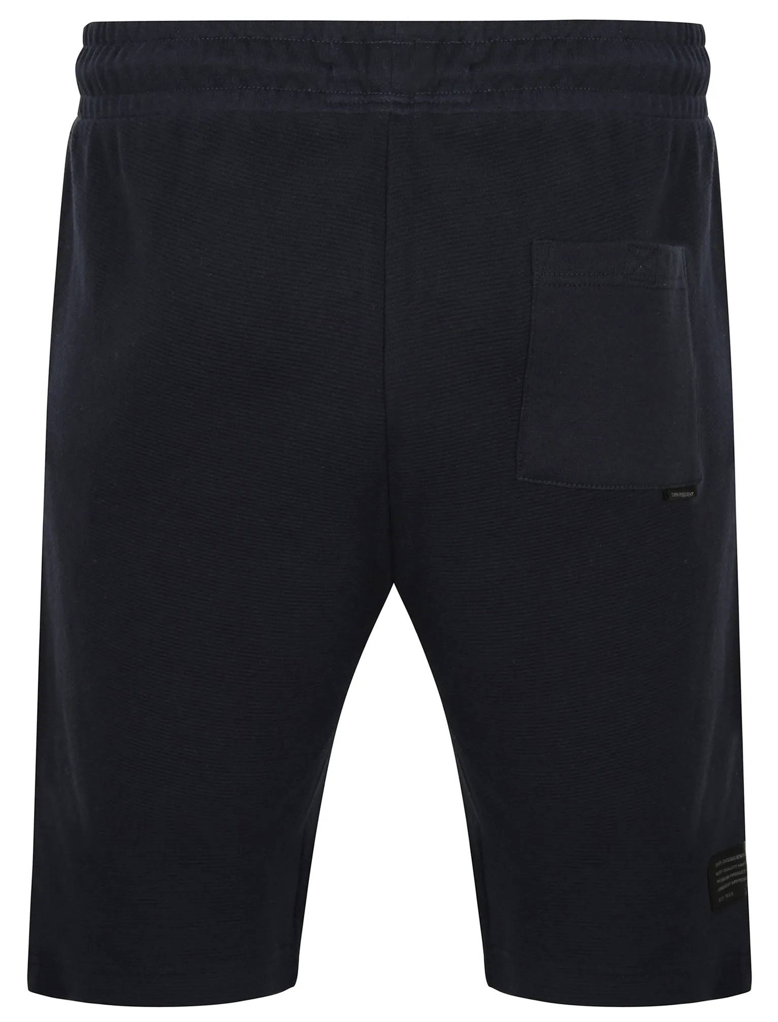 Gautrey Ottoman Stripe Sweat Shorts in Dark Sapphire - Dissident