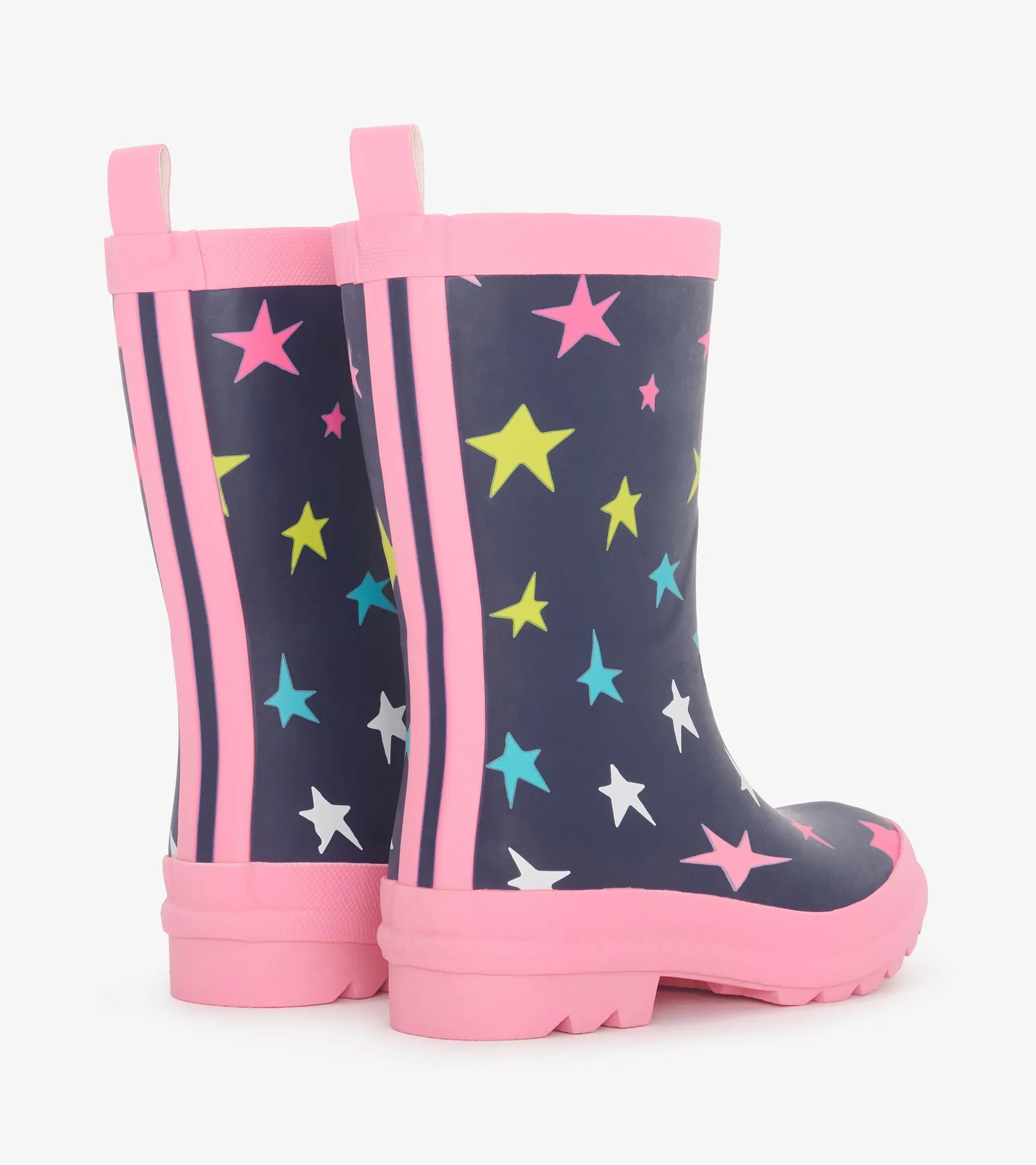 Girls Ombre Stars Matte Wellies