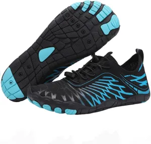 Grounded Footwear for Women Men with Neuropathy, Quick Dry Hike Barefoot Shoes, Comfortable Non-Slip Wide Toe Box Trail Running