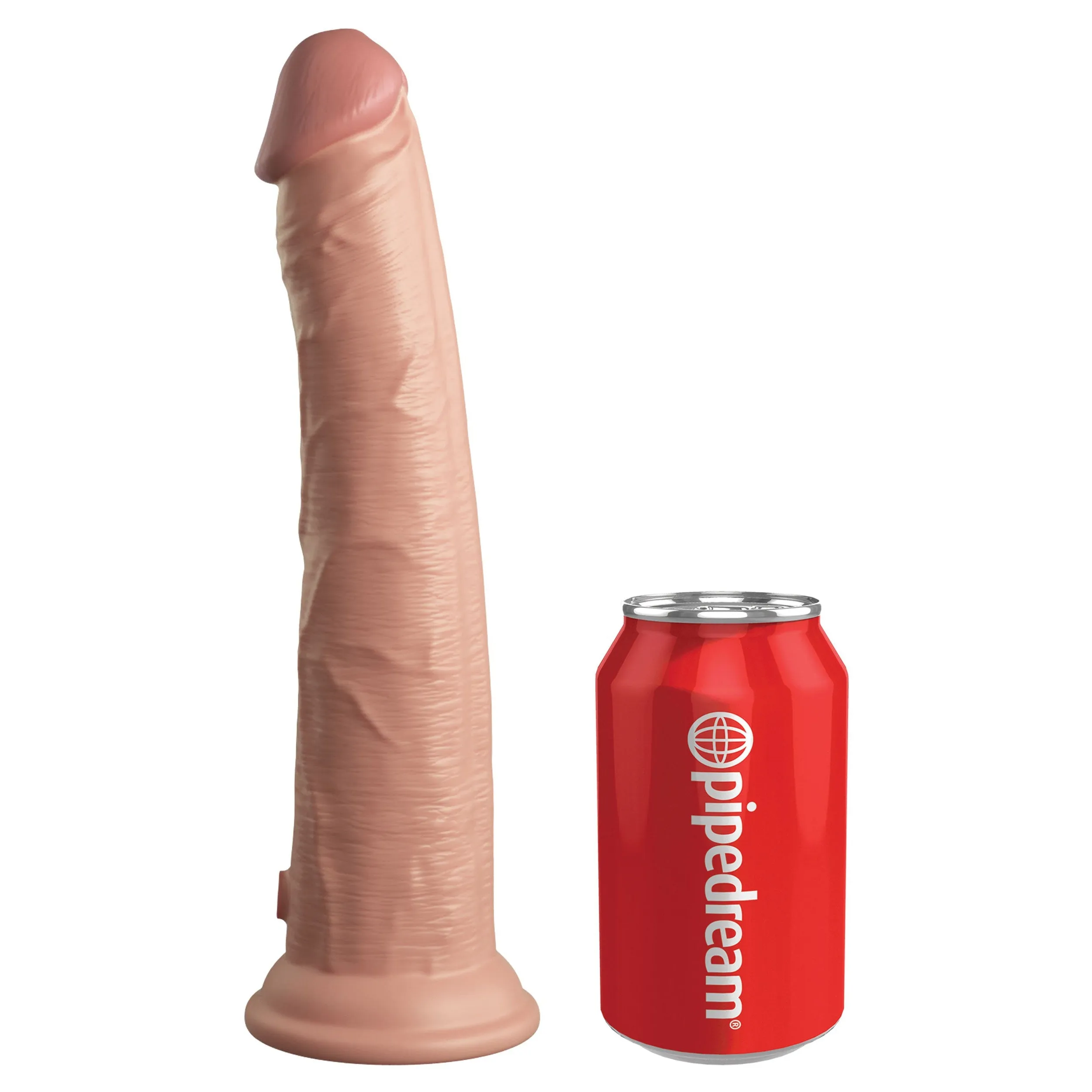 King Cock Elite 10 Inch Dual Density Silicone Cock - Light