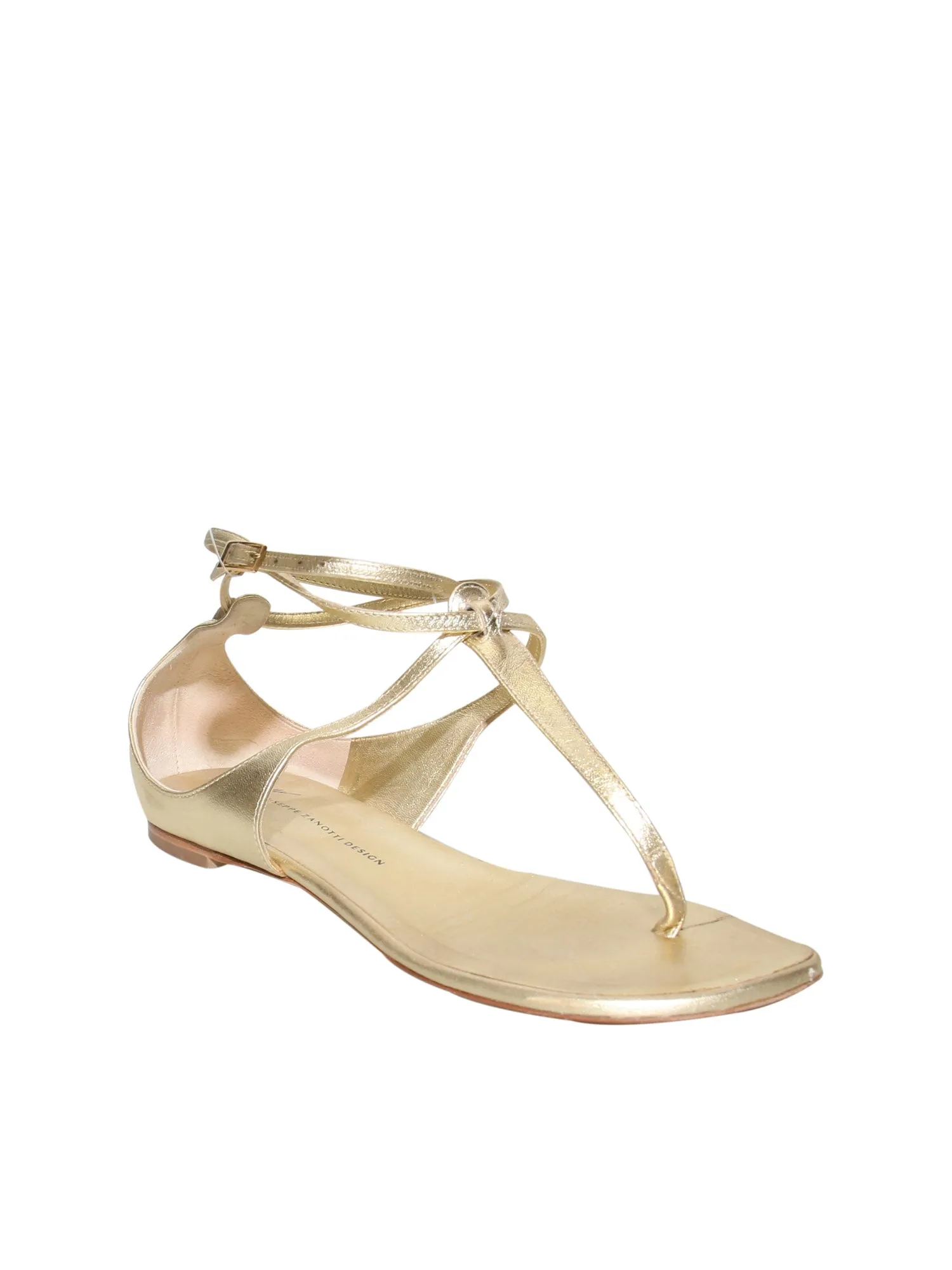 Leather Flat Sandals