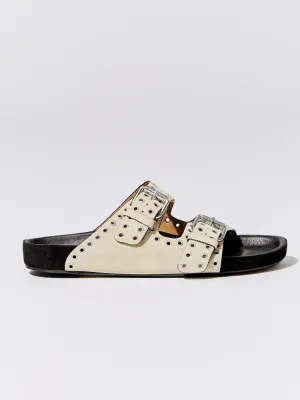 Lennyo Buckle Slide - Ecru