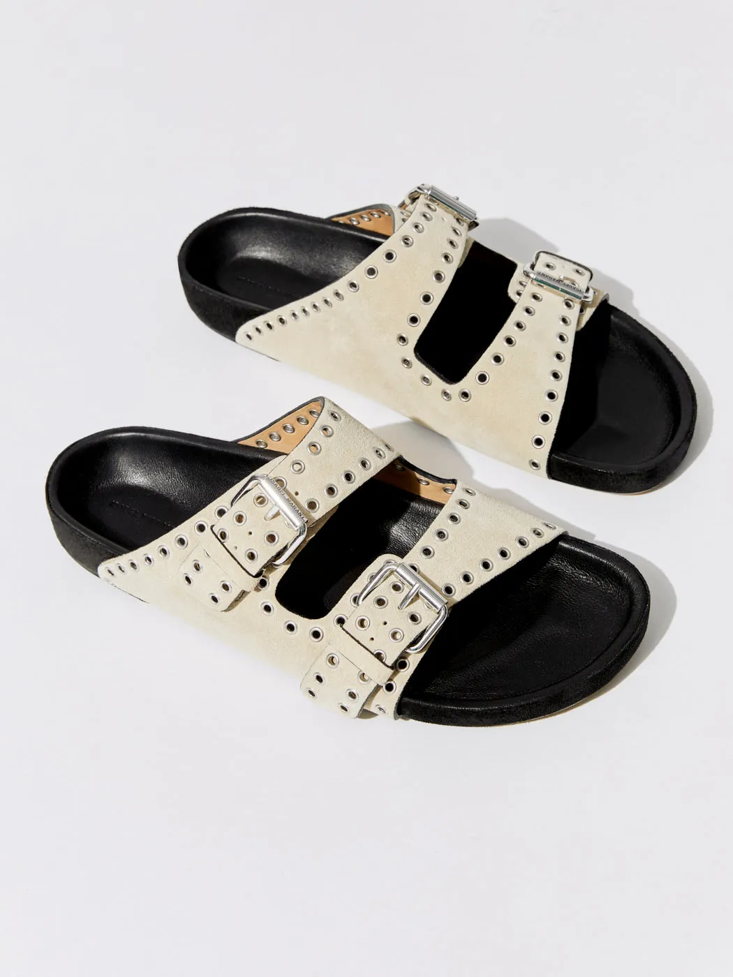 Lennyo Buckle Slide - Ecru