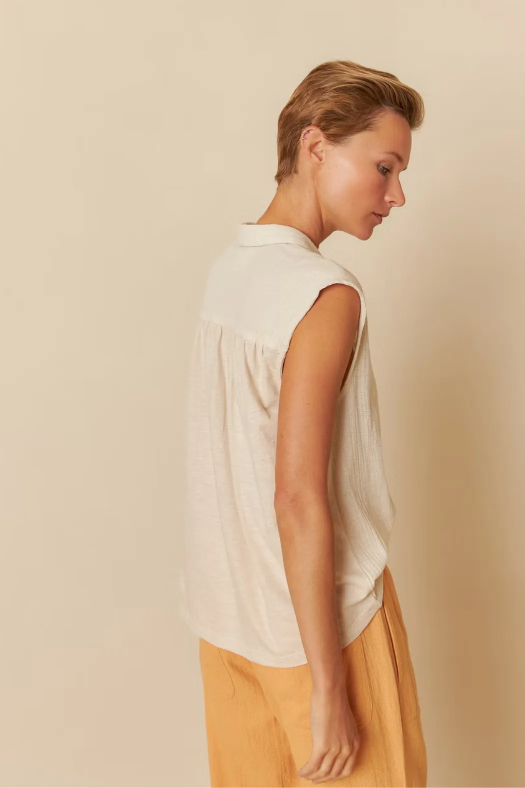 Lore Cotton Gauze Shirt | Indi & Cold