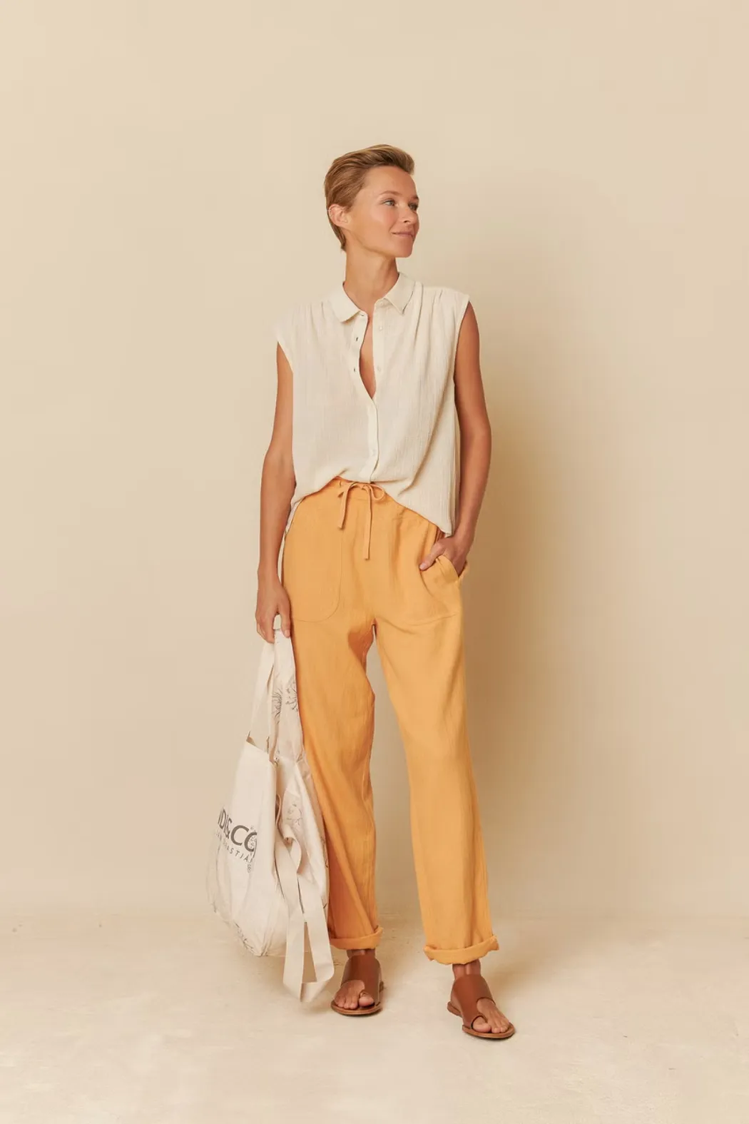 Lore Cotton Gauze Shirt | Indi & Cold