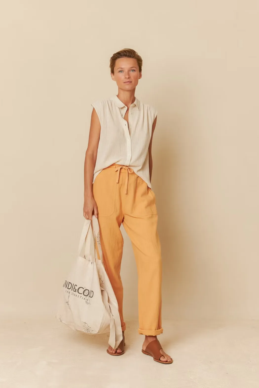 Lore Cotton Gauze Shirt | Indi & Cold