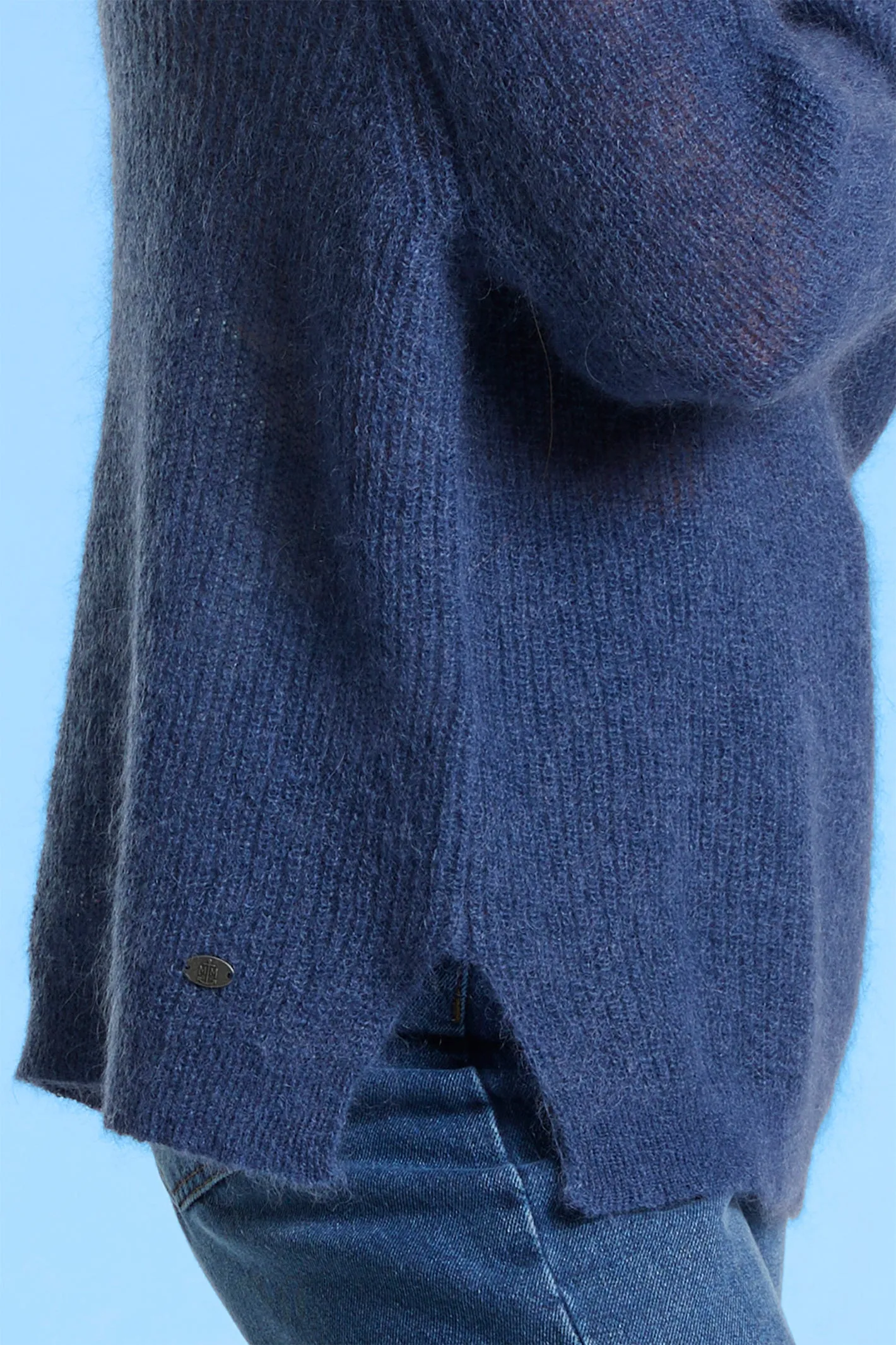 Mat De Misaine Reversible Jumper Long Sleeve Indigo Navy Torini-546 U26