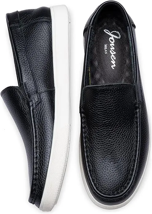 Men's Brown Casual Leather Slip On Loafer Shoes